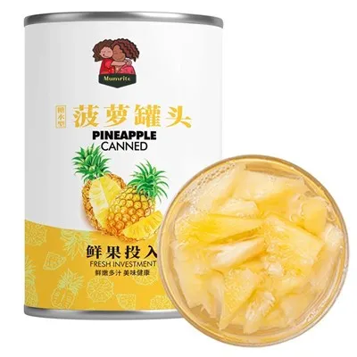 Tagliare l'ananas in scatola